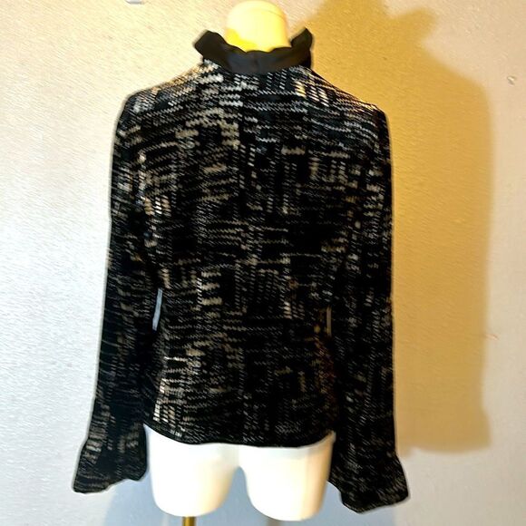 Armani collezioni women’s button front velvet blazer size 10 - Picture 5 of 11